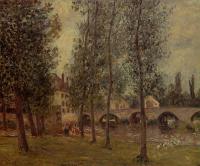 Pissarro, Camille - The Moret Bridge